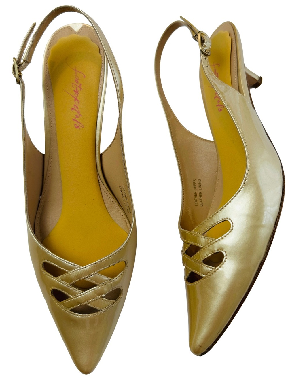 Via Spiga Kitten Heels w Slingback & Pointed Toe
